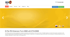 Desktop Screenshot of etax8868.com
